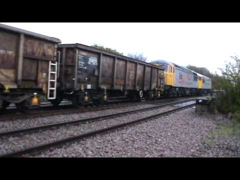 56311 and 56312 6z56 shipley -cardiff tidal scrap 23rd april 2012