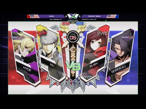 F@X 274 BBTAG -  Kupu Vs.  Pocket Weeb - BlazBlue Cross Tag Battle Winners Semis