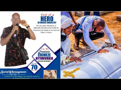 Burial of Dr. Olololo as his Son (Uche Olololo) performs Live