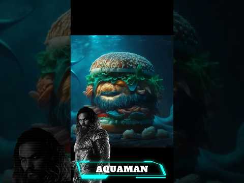 How to Make Delicious DC Superheroes Burgers at Home #superhero #superheros #hero #dccomics #aquaman