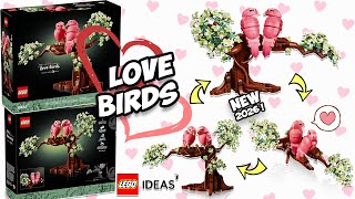 YouTube thumbnail: LOVE 💕❤️ is in the AIR with LEGO IDEAS Love Birds !! (#21365) Early Thoughts NEW 2026 !!