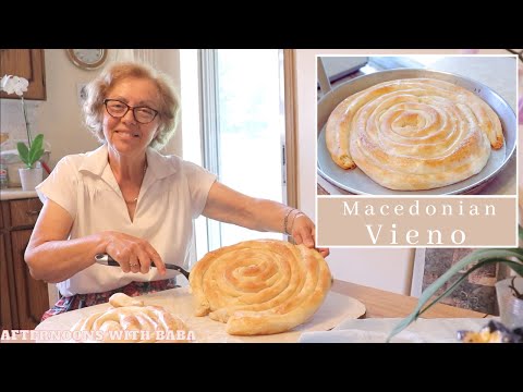 How to Make: Macedonian Vieno | Maznik | Phyllo Cheese Pita | Burek