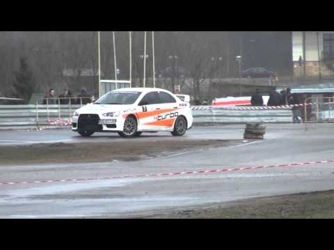Grzegorz Włoch Mitsubishi Lancer EVO X - SuperOES III Runda Tor Kielce 26-03-2011