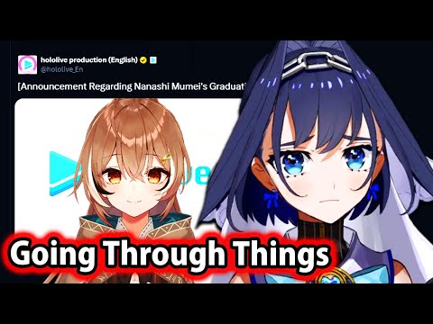 Kronii cries talking about Mumei's Graduation: