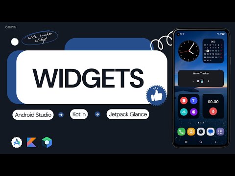Build Android App Widget using Kotlin in Android Studio | Jetpack Glance