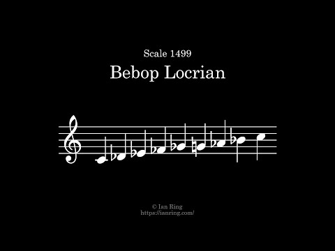 Scale 1499: Bebop Locrian