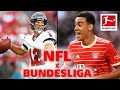 Unbelievable Catches ? & Unexpected Goals ? | NFL meets Bundesliga