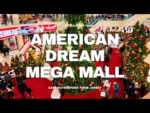 American Dream Mall Holiday 2025 | Walking Tour of the Massive Mall *no talking*