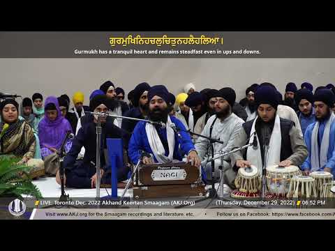 093 Bhai Jasdeep Singh Jee Toronto at Toronto Dec  2022 Akhand Keertan Smaagam