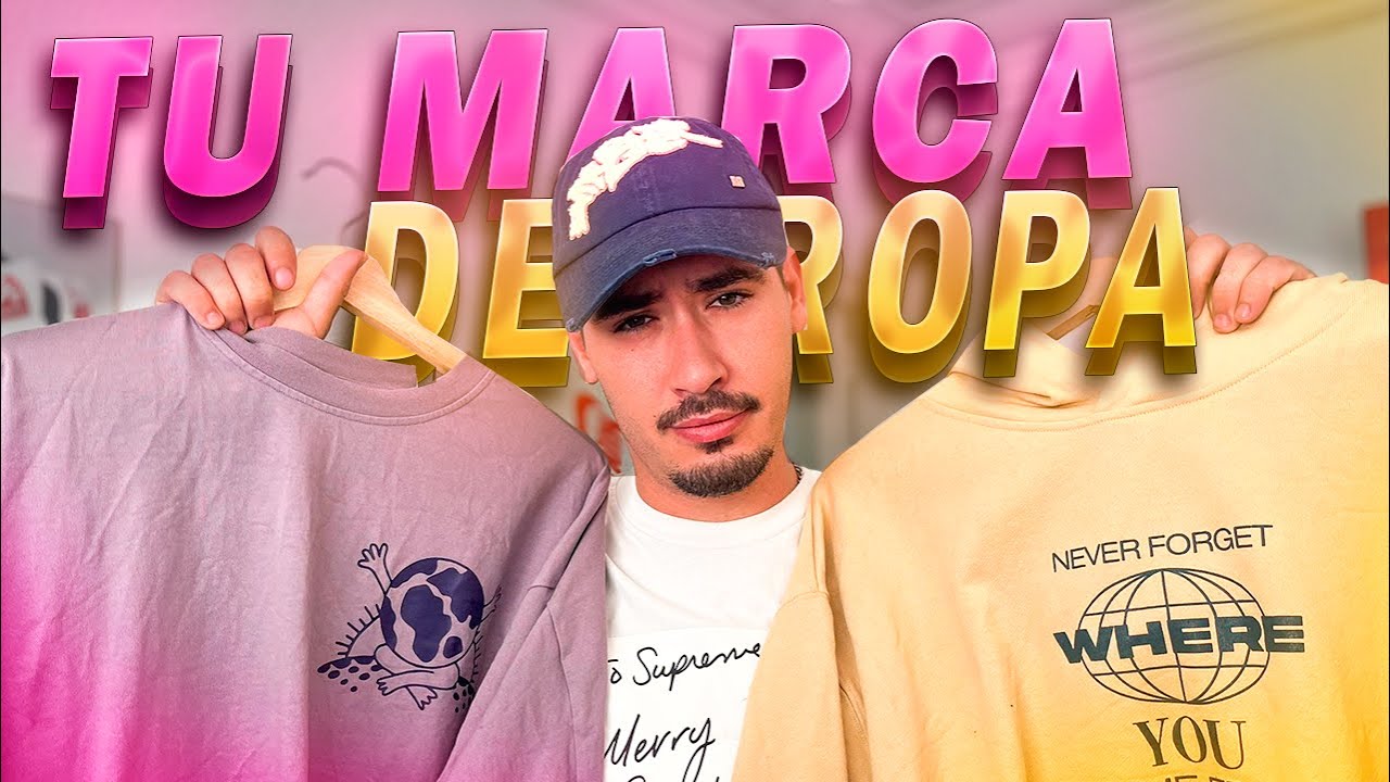 COMO CREAR TU MARCA de ROPA DESDE 0 y CON POCO DINERO ??(ROPA STREETWEAR)