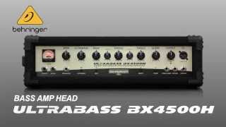 Video thumbnail for BEHRINGER / ベースアンプヘッド BX4500H by サウンドハウス