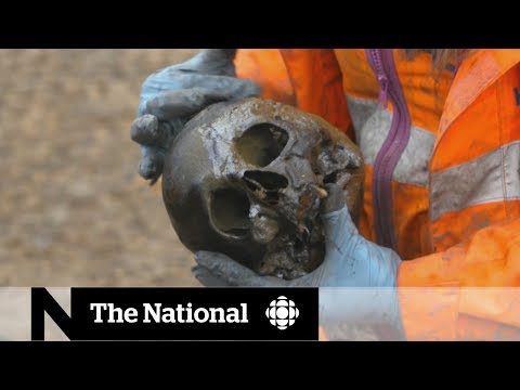 Archaeologists uncover 40,000 skeletons in U.K. railway dig