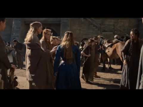 Nimue and Arthur last kiss scene | Cursed 1x10