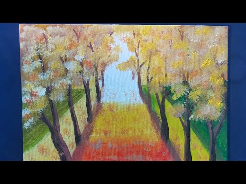 How to Paint Autumn Trees | Autumn Season | Marz's Passion