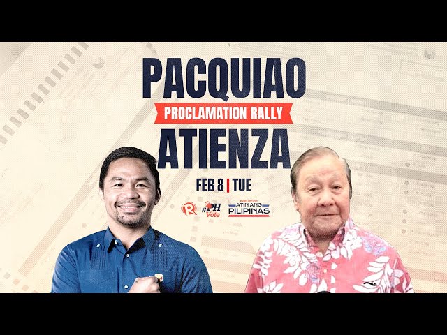 HIGHLIGHTS: Manny Pacquiao-Lito Atienza proclamation rally