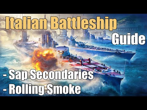 Quick Guide To Italian Battleships | World of Warships Legends | 4k