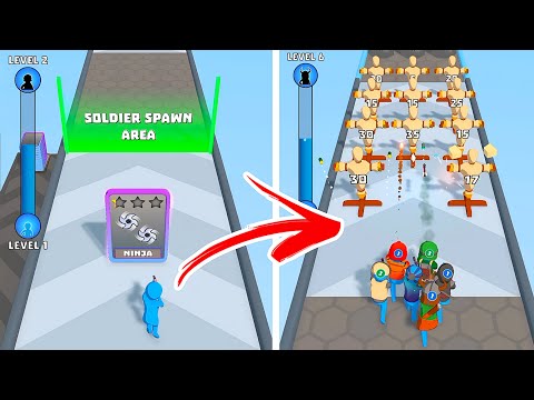 Humanoid Rush 3D Game in MAX LEVEL ⭐ Merge Simulator Battles