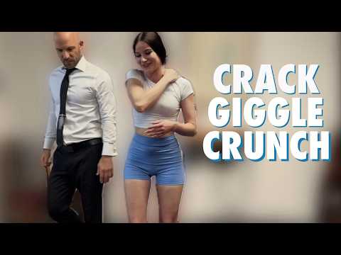 Drobne trzaski kręgosłupa *ASMR Chiropraktyka: trzaski, chrupanie i ulga. Zrelaksuj się, mrowieni...