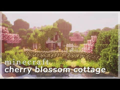 Unbelievable Minecraft Cherry Blossom Cottage Transformation!