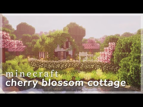 [Minecraft] Cherry Blossom Cottage - Build Timelapse |...