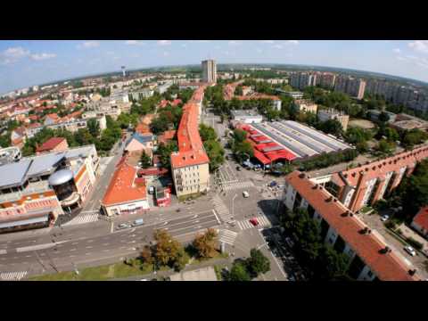 Szolnok madártávlatból.