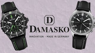 Damasko German Chronographs - The priciest watches in the store, for good reason.