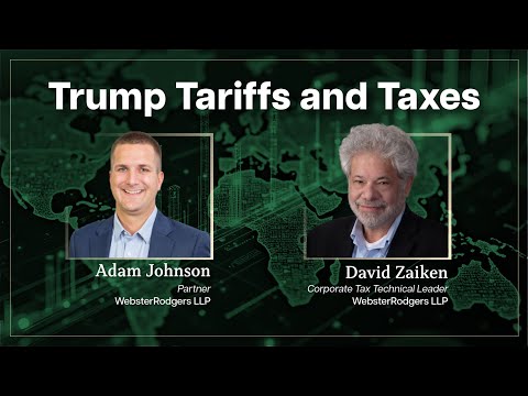 Trump Tariffs and Taxes