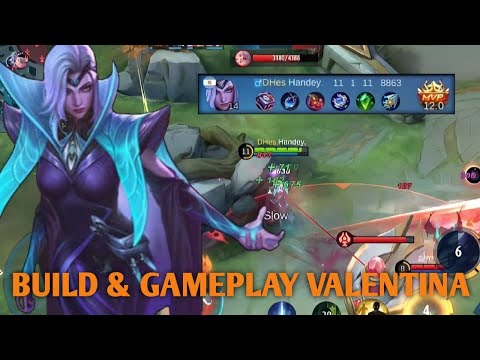 BUILD , EMBLEM & GAMEPLAY VALENTINA TIKTOKKK ~ MLBB