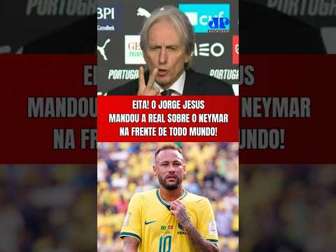 ESSA FALA DO JORGE JESUS SOBRE O NEYMAR DEU MUITA POLÊMICA! | COLETIVA DE APRESENTAÇÃO EM PORTUGAL
