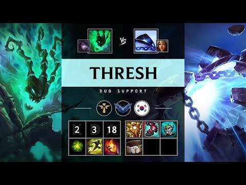 Thresh Support vs Xerath - KR Diamond Patch 25.16