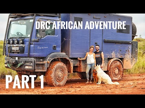 Driving through the DRC!!