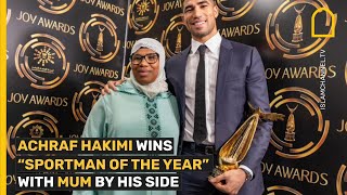 Achraf Hakimi wins “Sportsman of the Year” with mum by his side