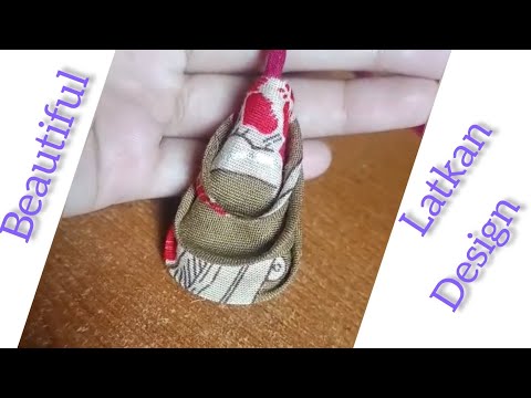 Easy latkan design beautiful blouse latkan making at home 