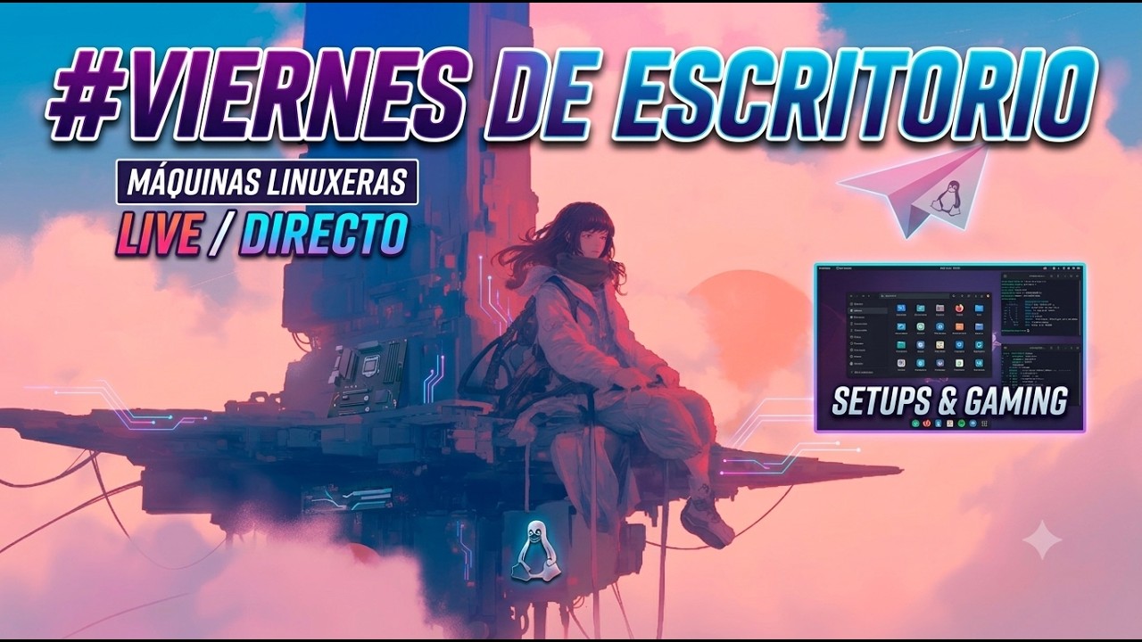 #ViernesDeEscritorio: ¡Gaming en Linux, Noticias Tech Libre y Configs de la Comunidad! ☕🐧