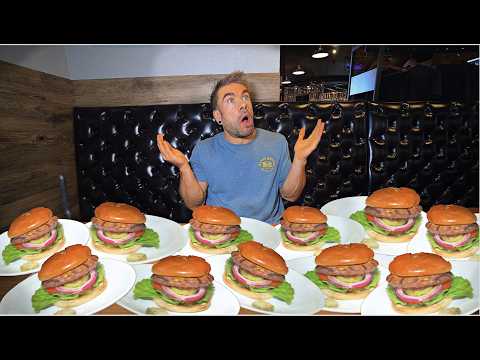 NUR 90 MINUTEN, UM DEN 20-DOLLAR-ALL-YOU-CAN-EAT-GOURMENT-BURGER-REKORD IN LAS VEGAS ZU SCHLAGEN!...