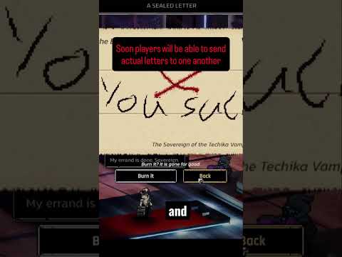 Want to send a letter? #vampire #rpggames #steamgame #gamedev