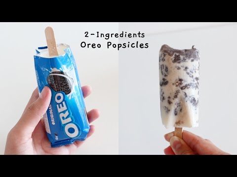 2-INGREDIENT OREO POPSICLE ICE CREAM