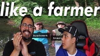 Dad reacts to lil rappers | Lil Tracy Lil Uzi Vert - Like a Farmer