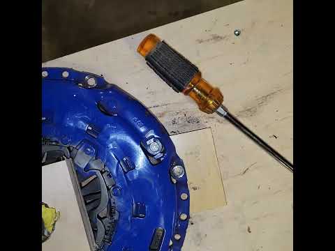 Resetting a self adjusting pressure plate. Acura tl honda accord v6. DYI.