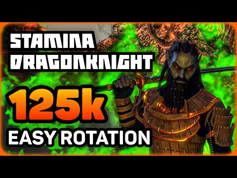 Stamina Dragonknight - EZ 125k Static Rotation