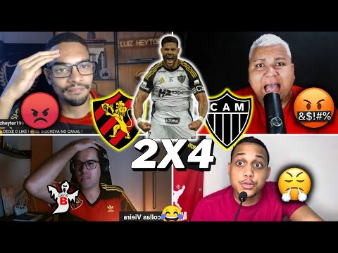 Sport fans react angrily to Atlético-MG's comeback defeat - Sport 2-4 Atlético-MG - Brazilian Cha...