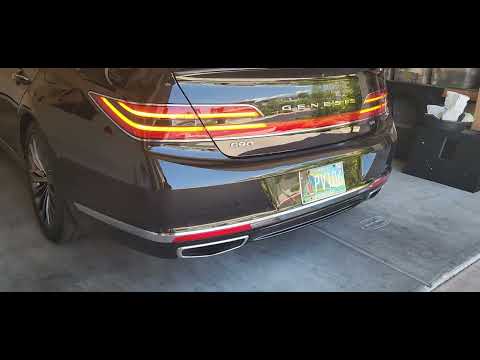 Thumbnail for 2020 Genesis G90 V8 resonator delete modified exhaust