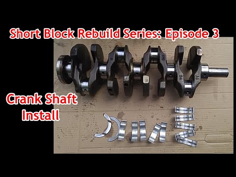 How To Install A Crankshaft With New Bearings - (Hyundai / Kia 2.4 GDI) - Short Block Rebuild Part 3
