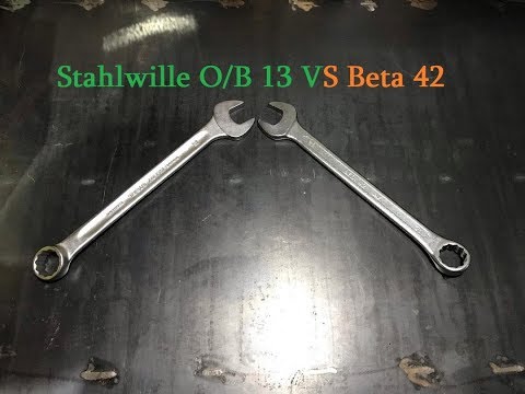 Kombinuotas raktas su terkšle Stahlwille 4117131; 13 mm video