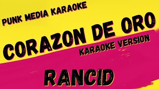 RANCID ✴ CORAZON DE ORO ✴ KARAOKE INSTRUMENTAL ✴ PMK