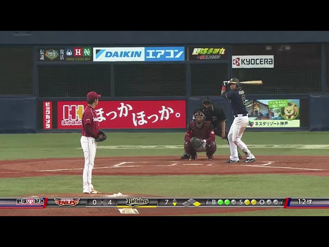 【7回裏】イーグルス・菅原 プロ初奪三振を相手の主砲から奪う!! 2017/4/2 Bs-E