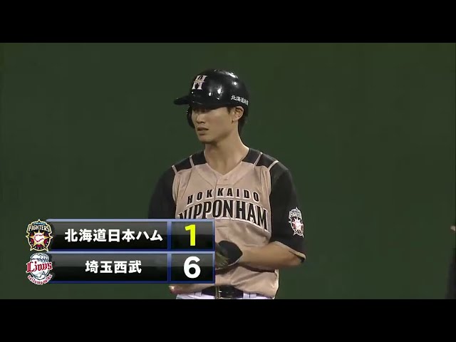 【6回表】華麗なバットコントロール!! ファイターズ・西川 反撃のタイムリー!! 2016/8/26 L-F