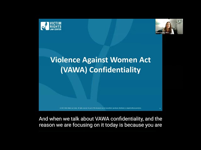 Confidentiality Basic for OVW-Funded Attorneys Representing Survivors of Sexual Assault (November 2023)