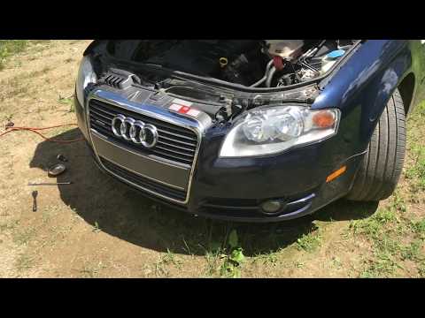 REMOVE headlight from an A4 Audi b7 changing bulbs (TRICKY!!)