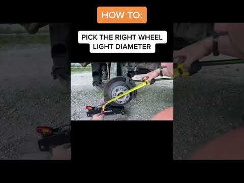 Part of a video titled HOW TO : PICK THE RIGHT SIZE WHEEL LIGHTS! #shorts - YouTube